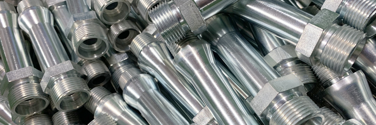 verzinkte Metallteile